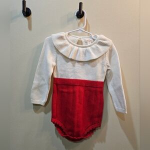 BNWOT - Baby girl crochet romper 18 months